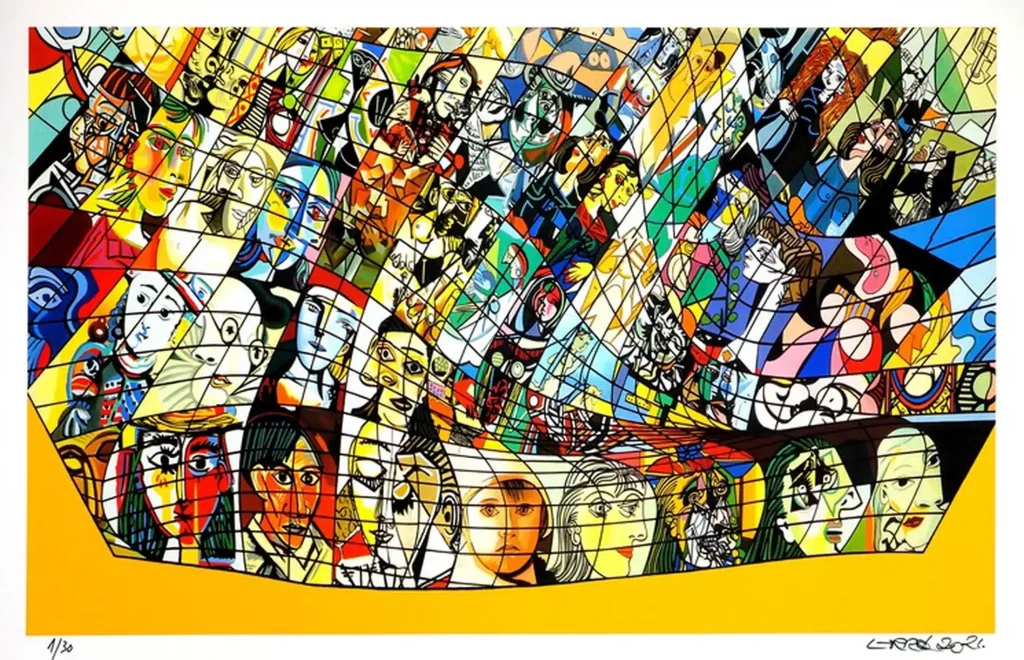 galerie parville Picasso Boat Erro