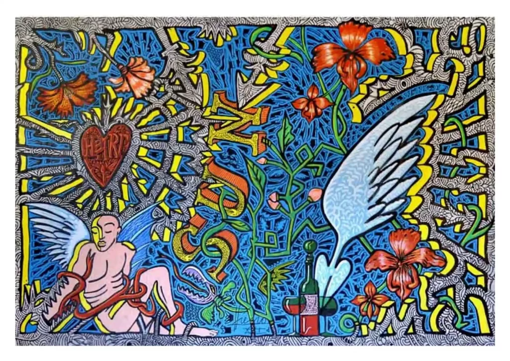 galerie parville jean antoine hierro grandes peintures libres latentation