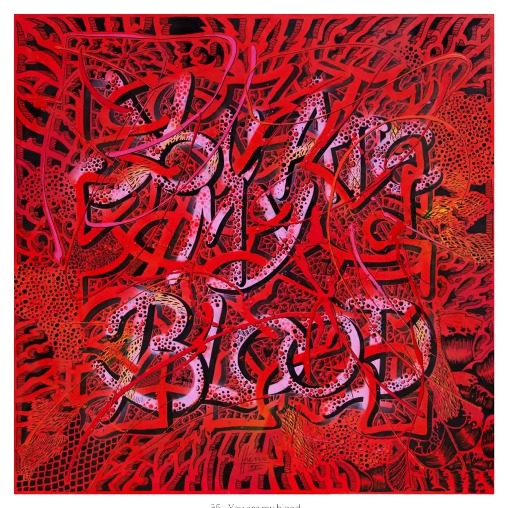 galerie parville jean antoine hierro hidden words youaremyblood