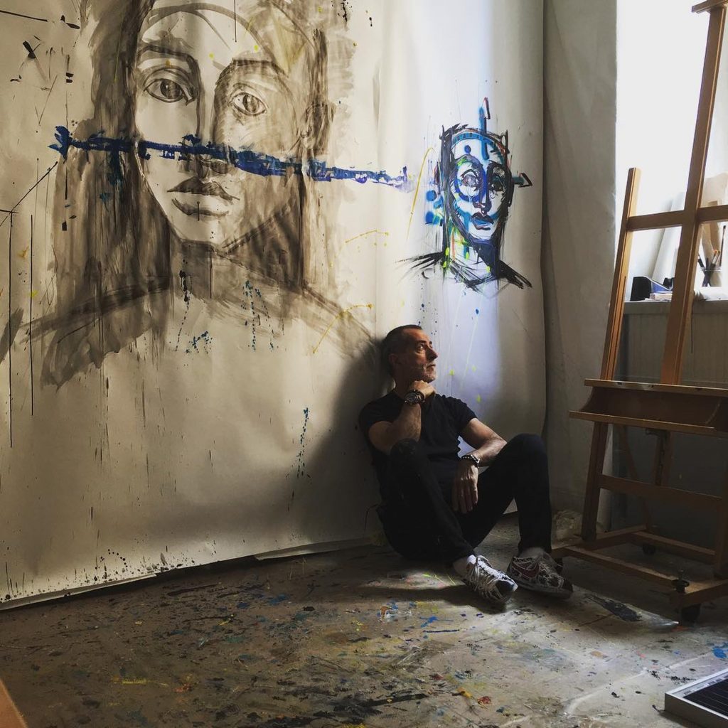 jean antoine hierro portrait on studio